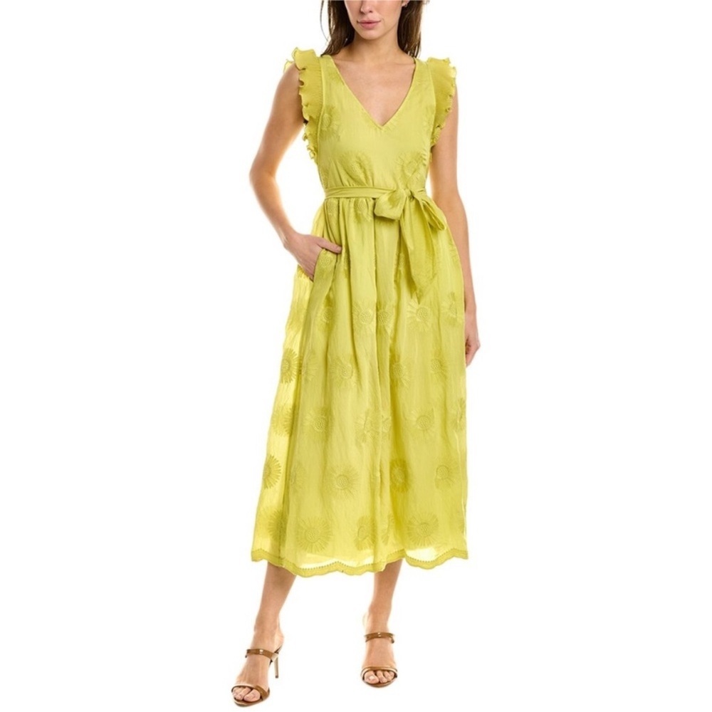 Kate Spade New York bloom Oganza embroidered floral dress size 6 - Picture 4 of 15